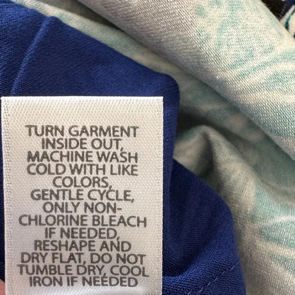 J.Jill Wearever Tropical Print Wide-leg Knit Crop Pants - Medium NWT - Picture 7 of 9